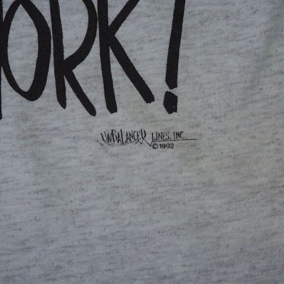 Unbalanced Lines Vintage 90s Fishing Rules #6 Single Stitch T-Shirt Men's M - Picture 6 of 6